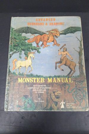 Advanced Dungeons and Dragons: Monster Manual image number 0