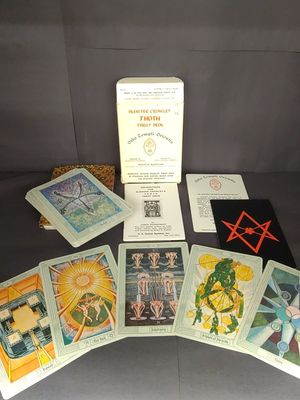 Aleister Crowley Thoth Tarot Deck Ordo Templi Orientis 1978 Lady Frieda (AC78) image number 2
