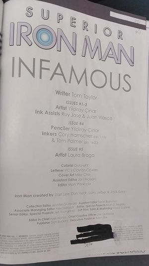 Superior Iron Man Vol. 1: Infamous image number 1