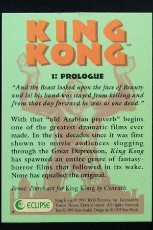 King Kong Trading Card Set image number 1