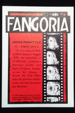 Fangoria Trading Cards image number 1