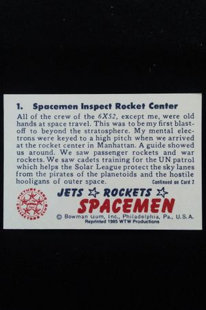 Jets, Rockets, Spacemen Trading Cards image number 1