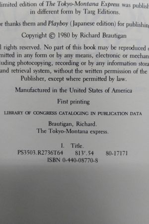 The Tokyo Montana Express image number 1