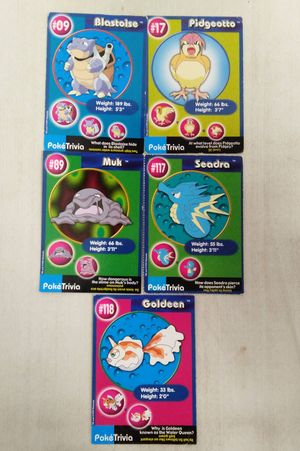 Pokemon PokeTrivia Card Lot image number 0