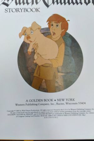 The Black cauldron storybook image number 1