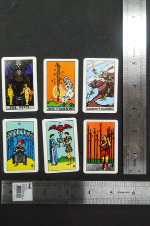 Tarot Cards New Color Deluxe Edition Miniature Tarot Cards image number 2